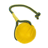 Starmark Swing & Fling DuraFoam Fetch Ball Yellow