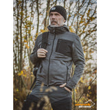 Arrak Men's Wildlife Hoodie - Anthracite