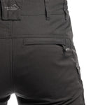 Arrak Men's Active Stretch Trousers Black back pocket, durable, stretchy, with multiple pockets, water repellent.