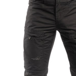 Arrak Men's Active Stretch Trousers Black detail pocket durable, stretchy, with multiple pockets, water repellent.