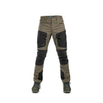 Arrak Men's Active Stretch Trousers Brown front durable, stretchy, with multiple pockets, water repellent.