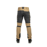 Arrak Men's Active Stretch Trousers Khaki Beige back durable, stretchy, with multiple pockets, water repellent.