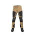 Arrak Men's Active Stretch Trousers Khaki Beige front durable, stretchy, with multiple pockets, water repellent.