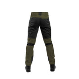 Arrak Men's Active Stretch Trousers Olive back durable, stretchy, with multiple pockets, water repellent.