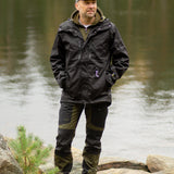 Arrak Men's Active Stretch Trousers Olive model durable, stretchy, with multiple pockets, water repellent.