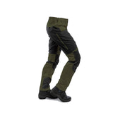 Arrak Men's Active Stretch Trousers Olive side durable, stretchy, with multiple pockets, water repellent.