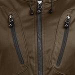 Arrak Men's Akka Softshell Jacket Brown Chest with multiple pockets, water repellent for dog walking