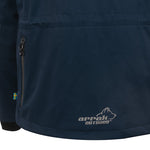 Arrak Men's Akka Softshell Jacket Navy Back Pocket with multiple pockets, water repellent for dog walking