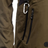 Arrak Men's Akka Softshell Jacket Olive Detail with multiple pockets, water repellent for dog walking