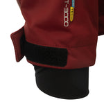 Arrak Men's Akka Softshell Jacket Red Arm with multiple pockets, water repellent for dog walking