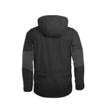 Arrak Men's Hybrid Jacket Black Back with multiple pockets, windproof, perfect for dog walks