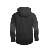 Arrak Men's Hybrid Jacket Black Back with multiple pockets, windproof, perfect for dog walks