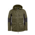 Arrak Men's Hybrid Jacket Olive Front with multiple pockets, windproof, perfect for dog walks