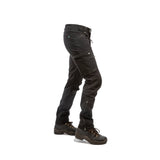 Arrak Men's Motion Flex Trousers Black side waterproof, stretchy, with multiple pockets, with belt.