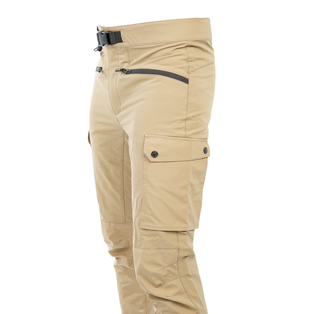 Arrak Men's Motion Flex Trousers Khaki Beige other side pocket waterproof, stretchy, with multiple pockets, with belt.