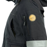 Arrak Men's Original Jacket Black Arm pocket detail, waterproof for the outdoor dog owner