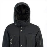 Arrak Men's Original Jacket Black Hooded with multiple pockets, waterproof for the outdoor dog owner