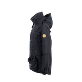 Arrak Men's Original Jacket Black Side with multiple pockets, waterproof for the outdoor dog owner