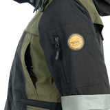 Arrak Men's Original Jacket Olive Arm pocket detail, waterproof for the outdoor dog owner