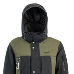 Arrak Men's Original Jacket Olive Hooded with multiple pockets, waterproof for the outdoor dog owner