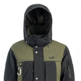 Arrak Men's Original Jacket Olive Hooded with multiple pockets, waterproof for the outdoor dog owner