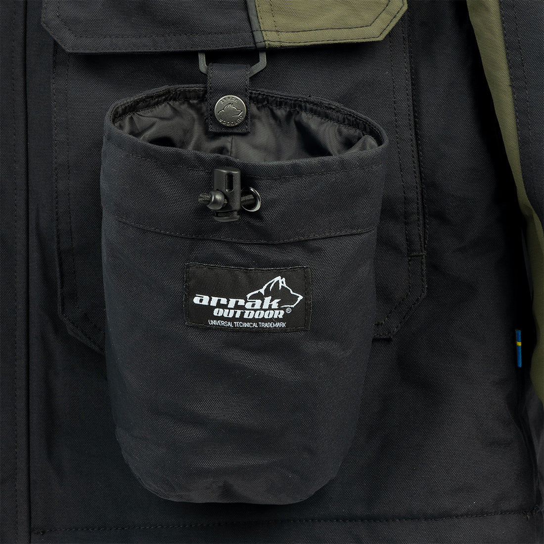 Arrak Men's Original Jacket Olive Treat Pouch waterproof for the outdoor dog owner