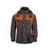 Arrak Men's Original Jacket Orange Gray Front with multiple pockets, waterproof for the outdoor dog owner