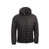 Arrak Men's Warmy Jacket Black Front with multiple pockets, windproof, thermal, lightweight, perfect to keep you warm on dog walks