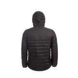 Arrak Men's Warmy Jacket Black back with multiple pockets, windproof, thermal, lightweight, perfect to keep you warm on dog walks