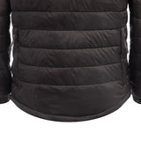 Arrak Men's Warmy Jacket Black back pocket with multiple pockets, windproof, thermal, lightweight, perfect to keep you warm on dog walks