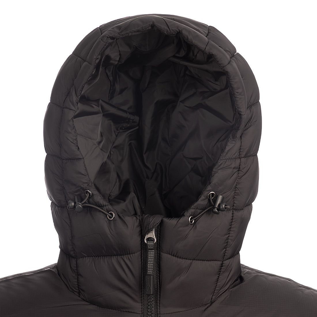 Arrak Men's Warmy Jacket Black hood, windproof, thermal, lightweight, perfect to keep you warm on dog walks