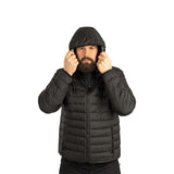 Arrak Men's Warmy Jacket Black model with multiple pockets, windproof, thermal, lightweight, perfect to keep you warm on dog walks
