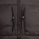 Arrak Men's Warmy Jacket Black pocket detail with multiple pockets, windproof, thermal, lightweight, perfect to keep you warm on dog walks