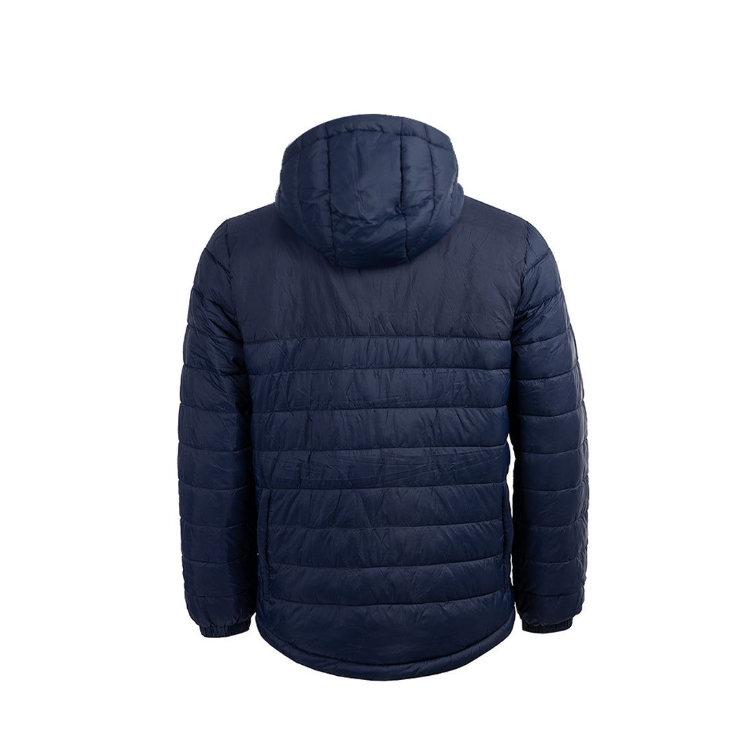 Arrak Men's Warmy Jacket Navy back with multiple pockets, windproof, thermal, lightweight, perfect to keep you warm on dog walks