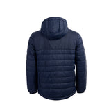 Arrak Men's Warmy Jacket Navy back with multiple pockets, windproof, thermal, lightweight, perfect to keep you warm on dog walks