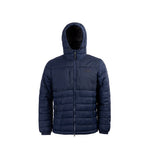 Arrak Men's Warmy Jacket Navy hooded with multiple pockets, windproof, thermal, lightweight, perfect to keep you warm on dog walks