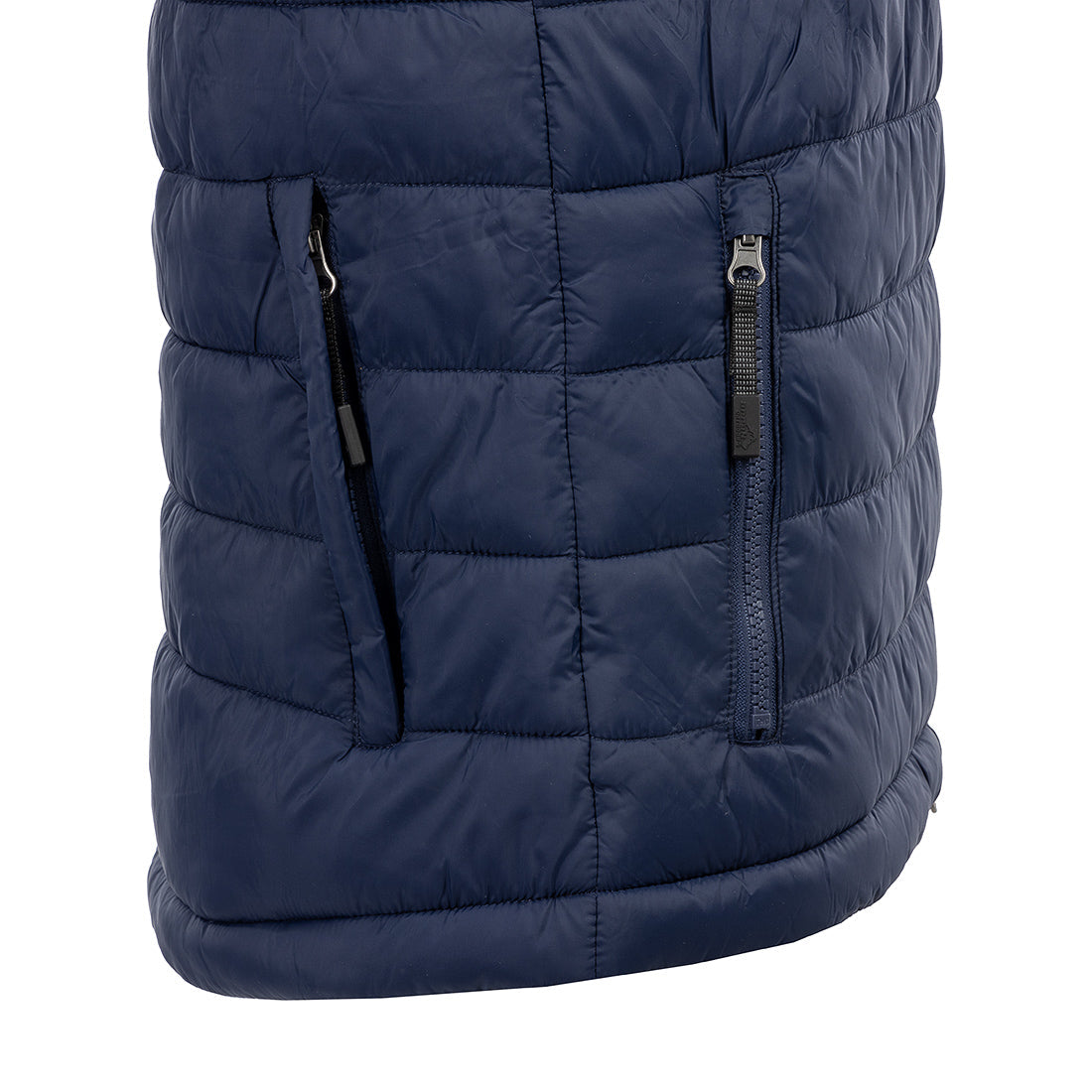 Arrak Men's Warmy Jacket Navy pockets detail with multiple pockets, windproof, thermal, lightweight, perfect to keep you warm on dog walks