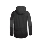 Arrak Women's Hybrid Jacket Black Back with multiple pockets, windproof, perfect for dog walks