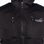 Arrak Women's Acadia Softshell Vest Black chest breathable, waterproof, with multiple pockets, perfect for dog training