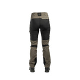 Arrak Women's Active Stretch Trousers Brown back durable, stretchy, with multiple pockets, water repellent.