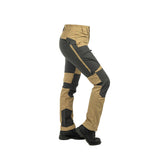 Arrak Women's Active Stretch Trousers Khaki Beige side durable, stretchy, with multiple pockets, water repellent.
