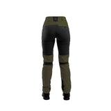 Arrak Women's Active Stretch Trousers Olive back durable, stretchy, with multiple pockets, water repellent.