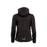Arrak Women's Akka Softshell Jacket Black Back with multiple pockets, water repellent for dog walking
