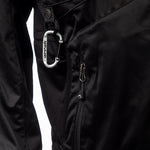 Arrak Women's Akka Softshell Jacket Black Detail with multiple pockets, water repellent for dog walking