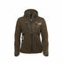 Arrak Women's Akka Softshell Jacket Brown Front with multiple pockets, water repellent for dog walking