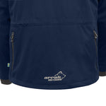 Arrak Women's Akka Softshell Jacket Navy Back Pocket with multiple pockets, water repellent for dog walking