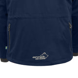 Arrak Women's Akka Softshell Jacket Navy Back Pocket with multiple pockets, water repellent for dog walking