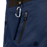 Arrak Women's Akka Softshell Jacket Navy Detail with multiple pockets, water repellent for dog walking