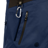 Arrak Women's Akka Softshell Jacket Navy Detail with multiple pockets, water repellent for dog walking
