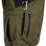 Arrak Women's Akka Softshell Jacket Navy Detail Back Pocket with multiple pockets, water repellent for dog walking